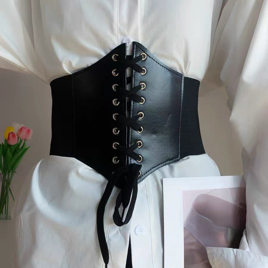 [ CÓ SẴN] Nịt bụng CORSET bản to Nịt bụng Gothic thu nhỏ vòng eo tạo điểm nhấn có bigsize