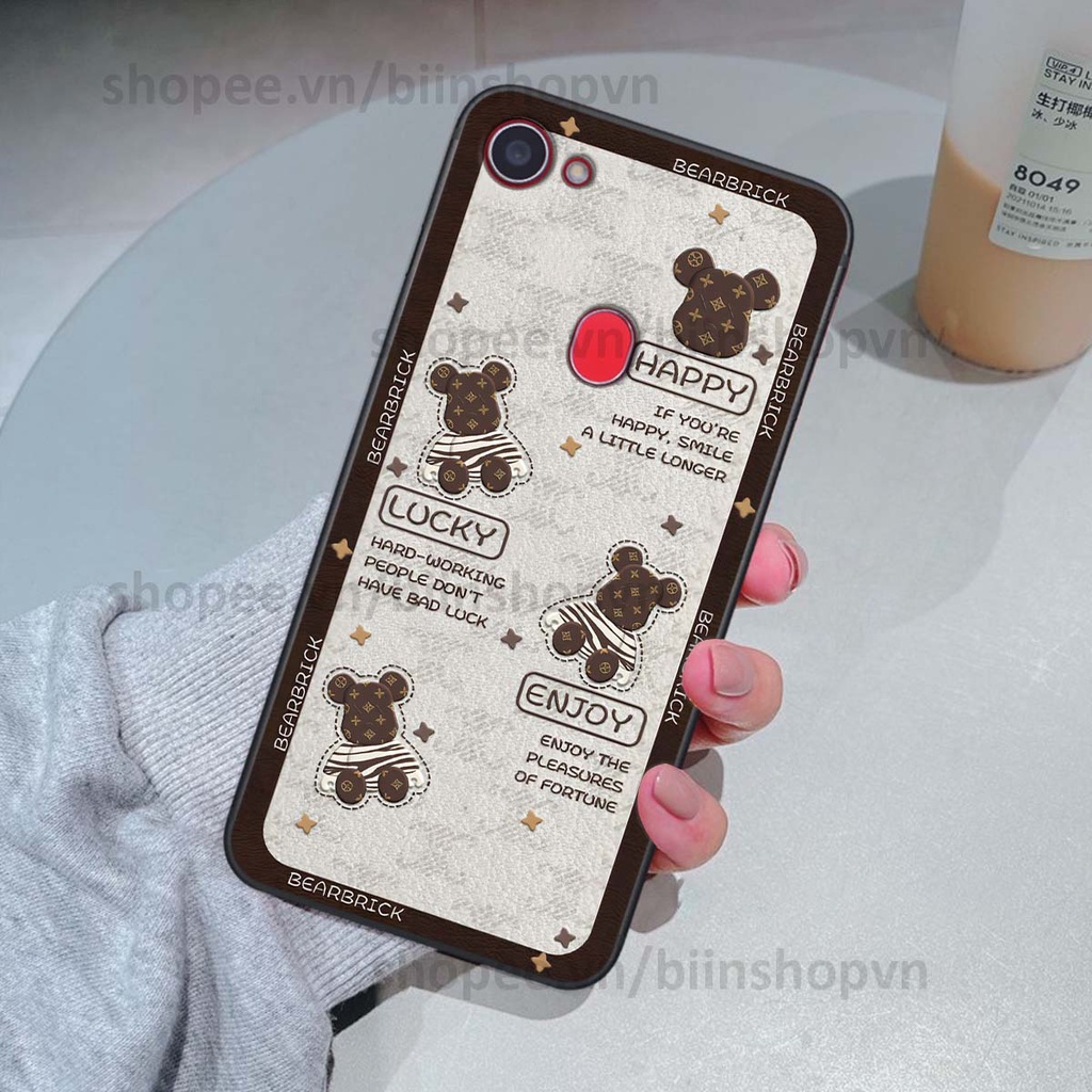 Ốp Oppo F5 / F5 Youth / F7 hình gấu bear brick đẹp độc lạ, thời trang, cá tính