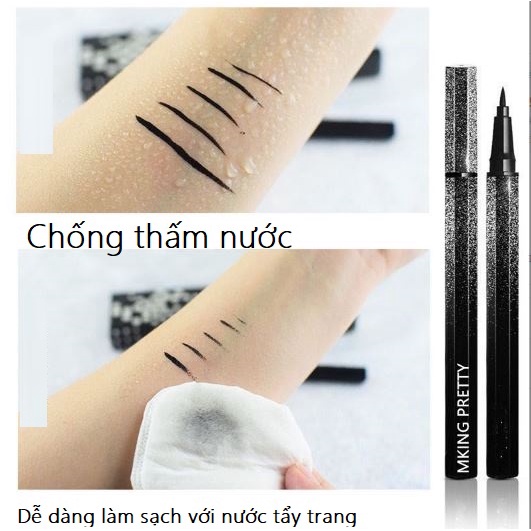 Bút kẻ mắt Miking Pretty chống nước lâu trôi