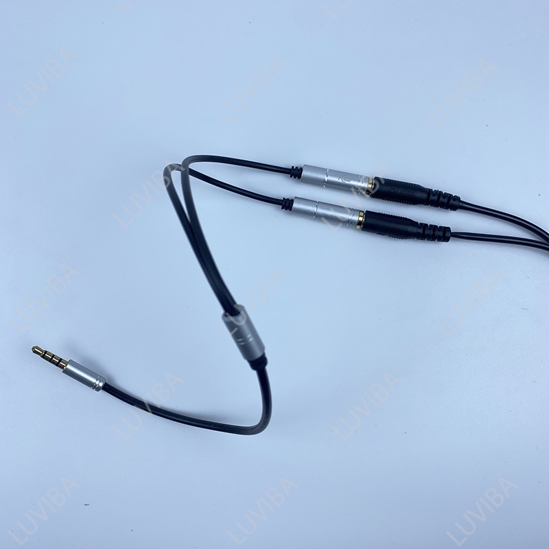 Cáp âm thanh 3 5 gộp tai nghe và mic chia tai nghe LUVIBA CA35