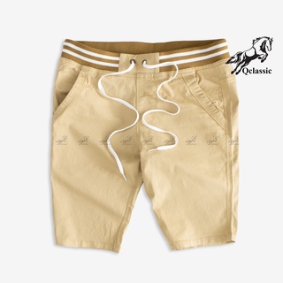 Quần short lưng thun nam chất vải kaki dày dặn bền màu Q0006