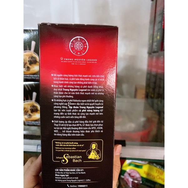 Cà phê hoà tan G7 gói dài 3in1/ Cà phê Trung Nguyên