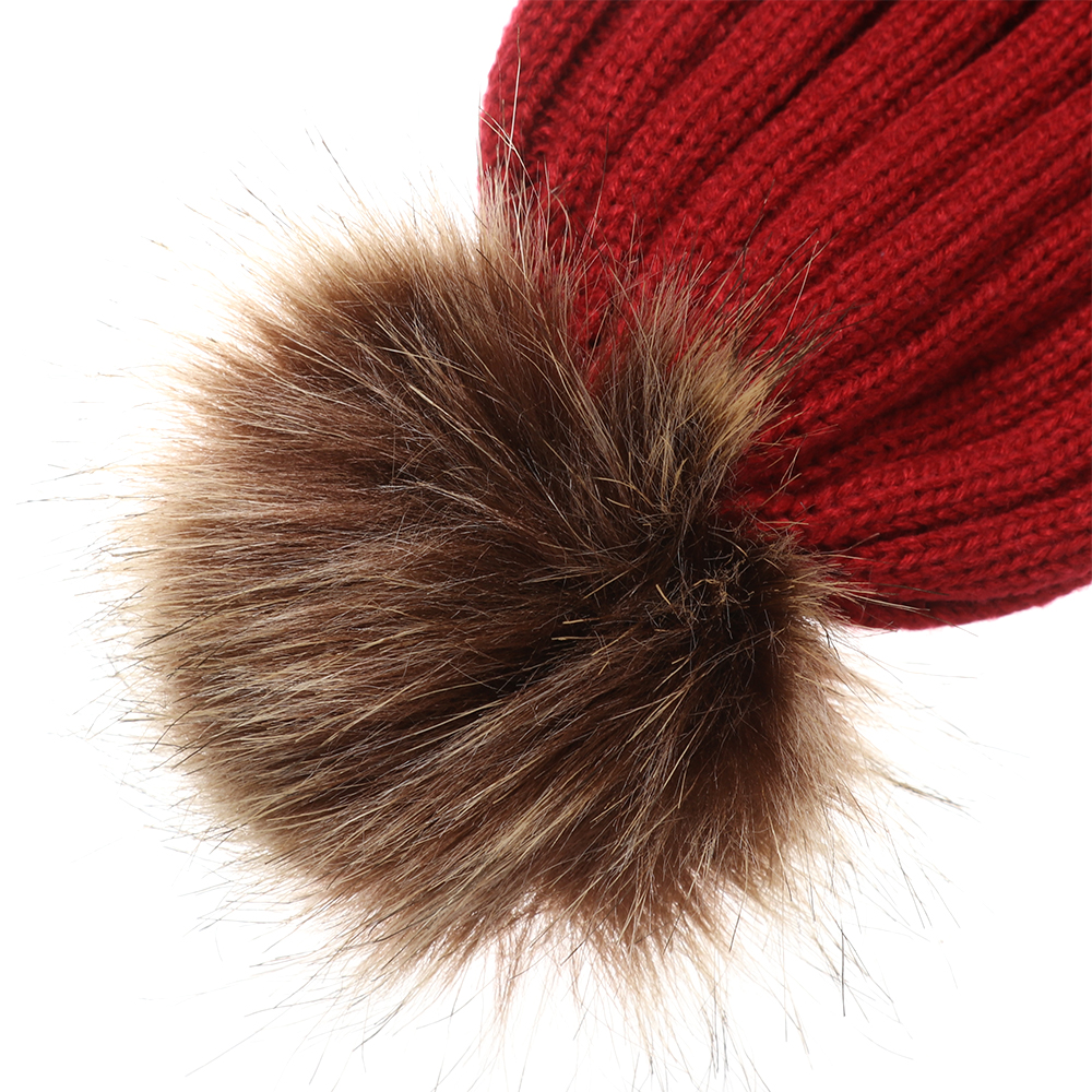 Mũ Len Đính Banh Xù Thời Trang Nữ Tính