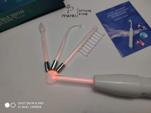 (Bảo Hành 12 Tháng) Máy Điện Tím Sát Khuẩn Cầm Tay Sau Nặn Mụn Dùng Cho Spa TMV