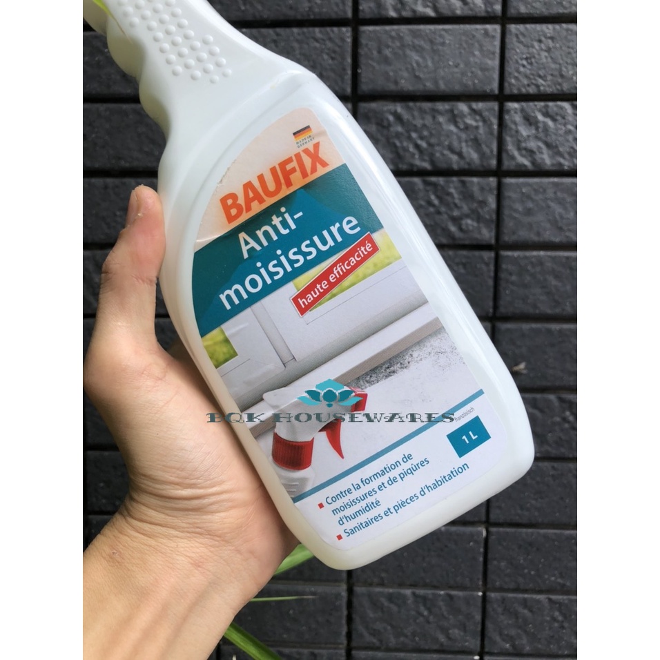 Bình xịt tẩy nấm mốc BauFix Anti-Moisisure 1L - Hàng Đức