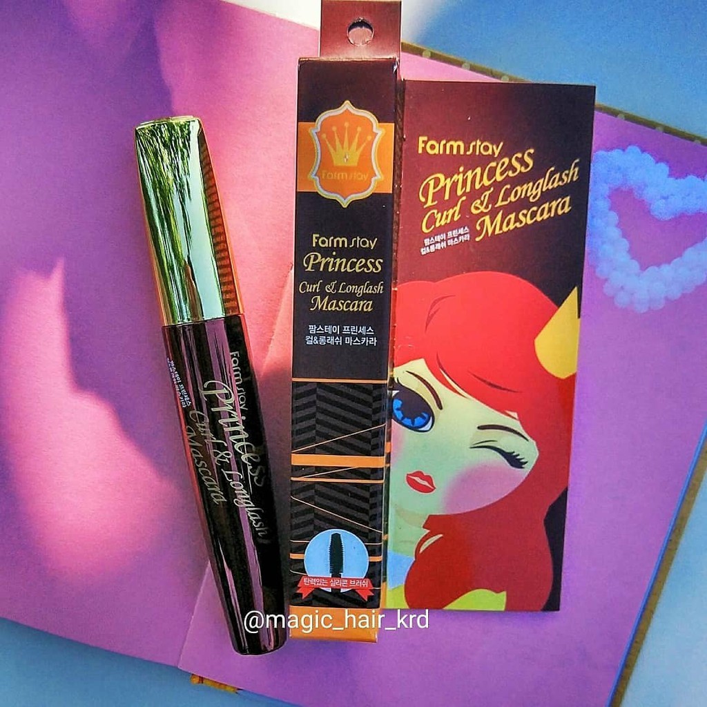 Mascara làm cong và dày mi như công chúa Farmstay Princess Curl and Longlash 12g