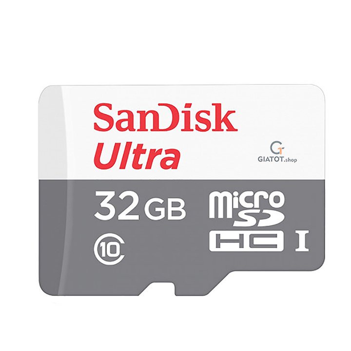 Thẻ nhớ 32G SanDisk Ultra Class10 100Mb/s chính hãng - Bảo hành 5 năm