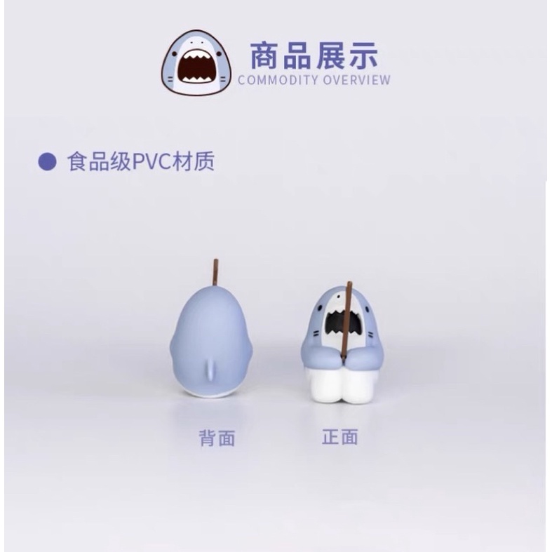 (HÀNG XỊN LOẠI 1] Móc treo túi trà hình cá mập dễ thương dùng để gắn lên ly cho xinh thích hợp decor trang trí