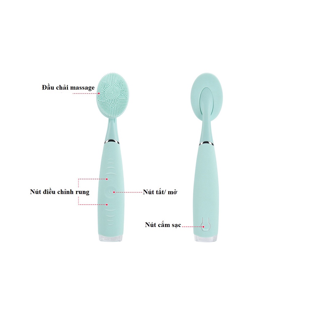 Máy rửa mặt chính hãng CEEKAY  mini có thể massage mặt - kiểu máy chăm sóc da mặt