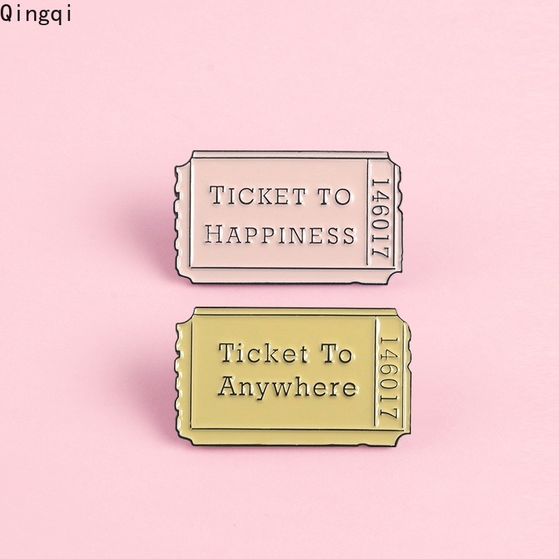 Ghim cài áo Miss Zoe hình vé máy bay dễ thương sáng tạo thích hợp làm quà tặng bạn bè