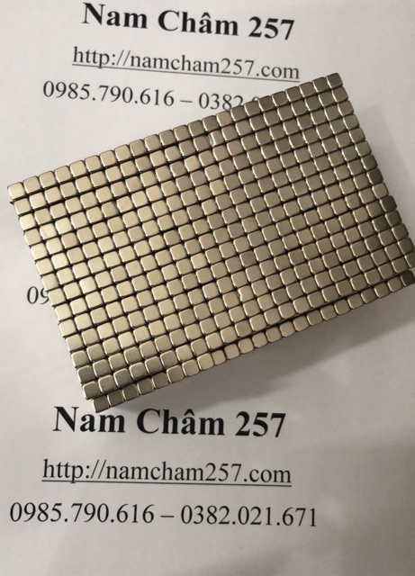 [Xả Kho]50 viên nam châm viên 10x5x5mm, loại nam châm trắng đất hiếm hính chữ nhật.