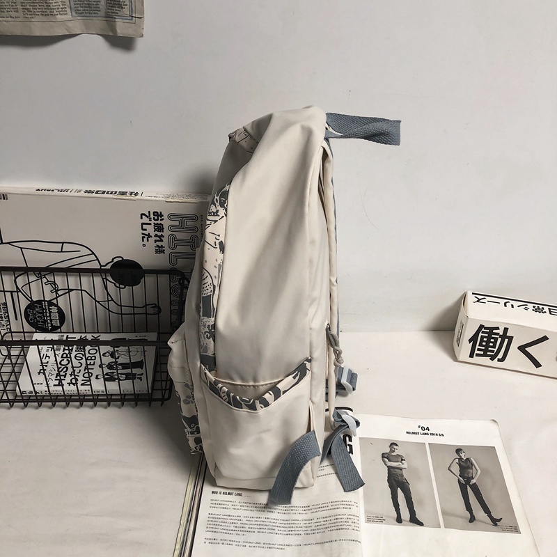 Ba lô PRETTYZYS Ahe227 cỡ lớn 14inch phong cách Hàn Quốc thời trang 2021 cao cấp cho nam và nữ