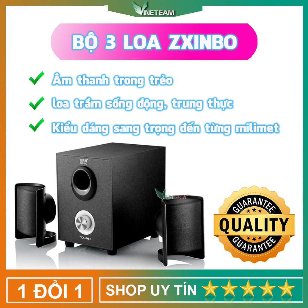 Loa vi tính kiêm Loa bluetooth 2.1 ZXINBO -dc2384