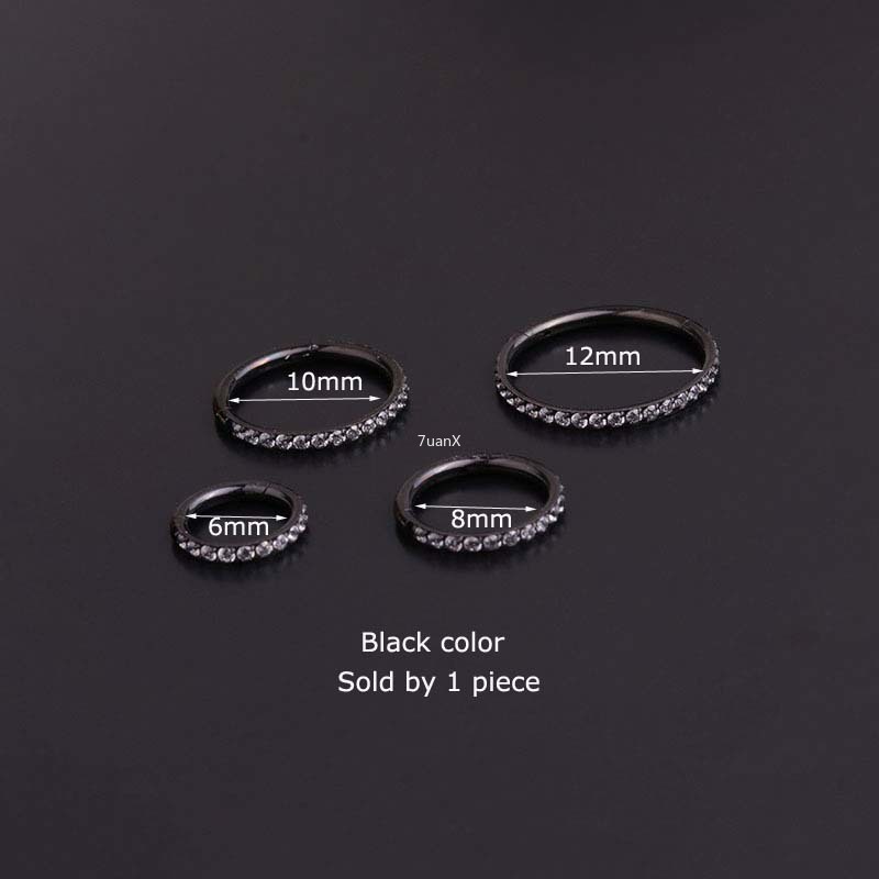 1 Khuyên Mũi Thép Không Gỉ 316 Đường Kính 6-12mm
