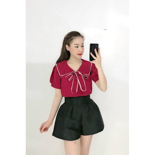 Áo sơ mi buộc nơ