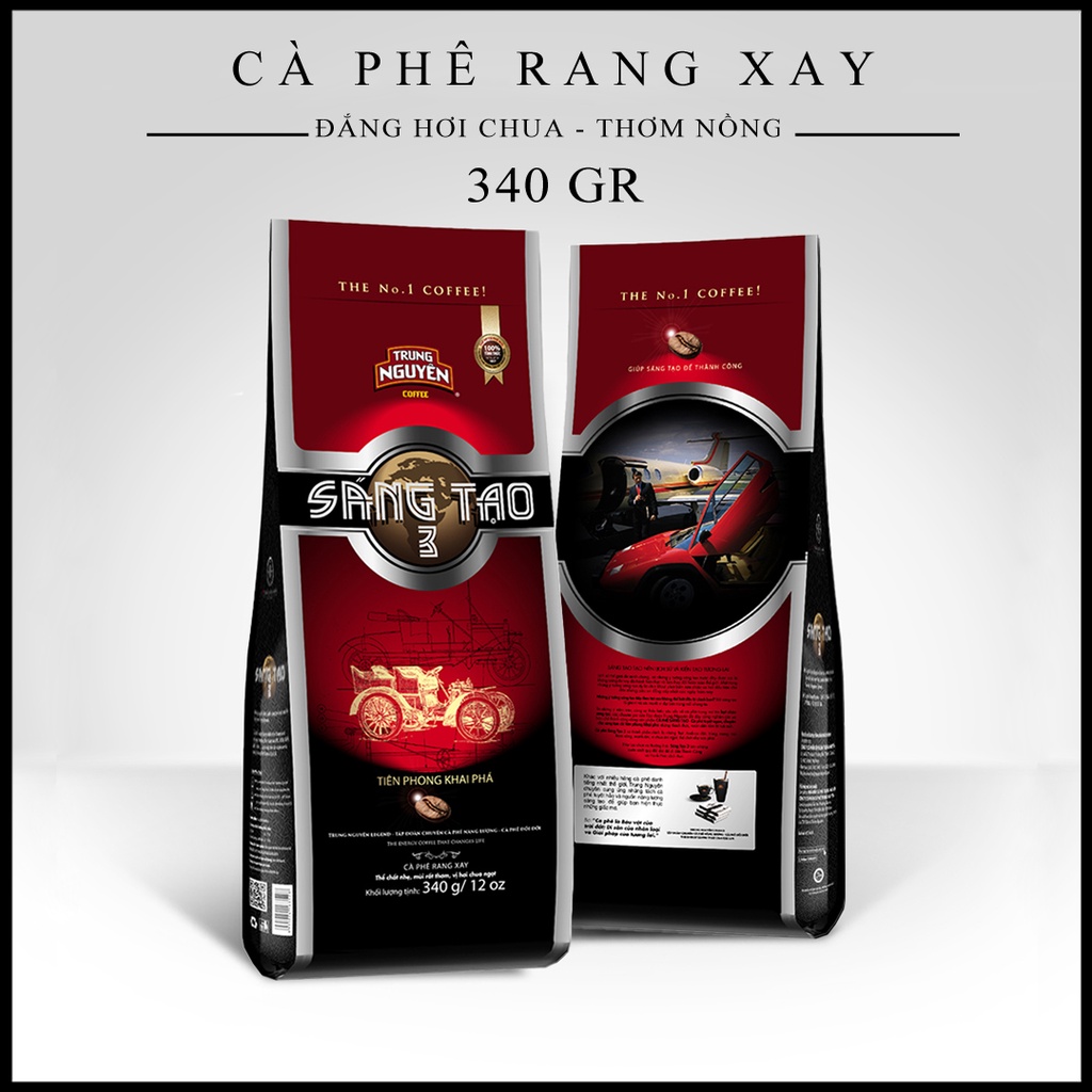 [SenXanh Emart] Cà phê rang xay Sáng Tạo (340gr) Trung Nguyên