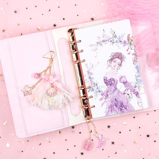 Tặng túi lưu trữ - Set sổ còng bullet journal planner kèm phụ kiện y hình