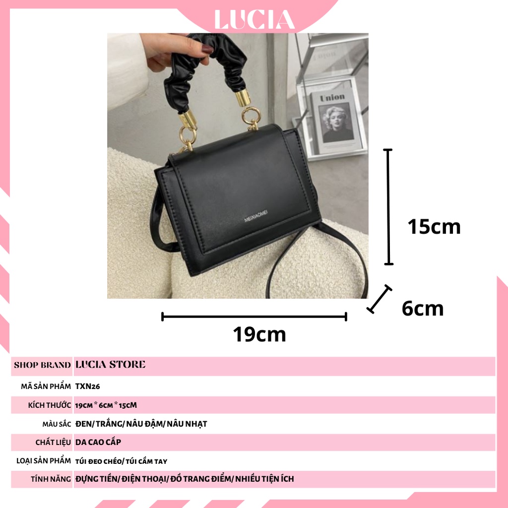 Túi xách nữ đeo chéo đẹp túi xách cầm tay cao cấp Quảng Châu LUCIA STORE TXN26