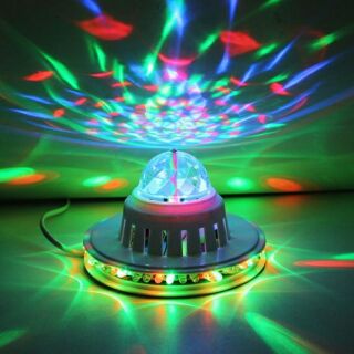 Đèn Vũ Trường SunFlower Led Light Xoay 360 Độ Đổi Màu Cực Đẹp