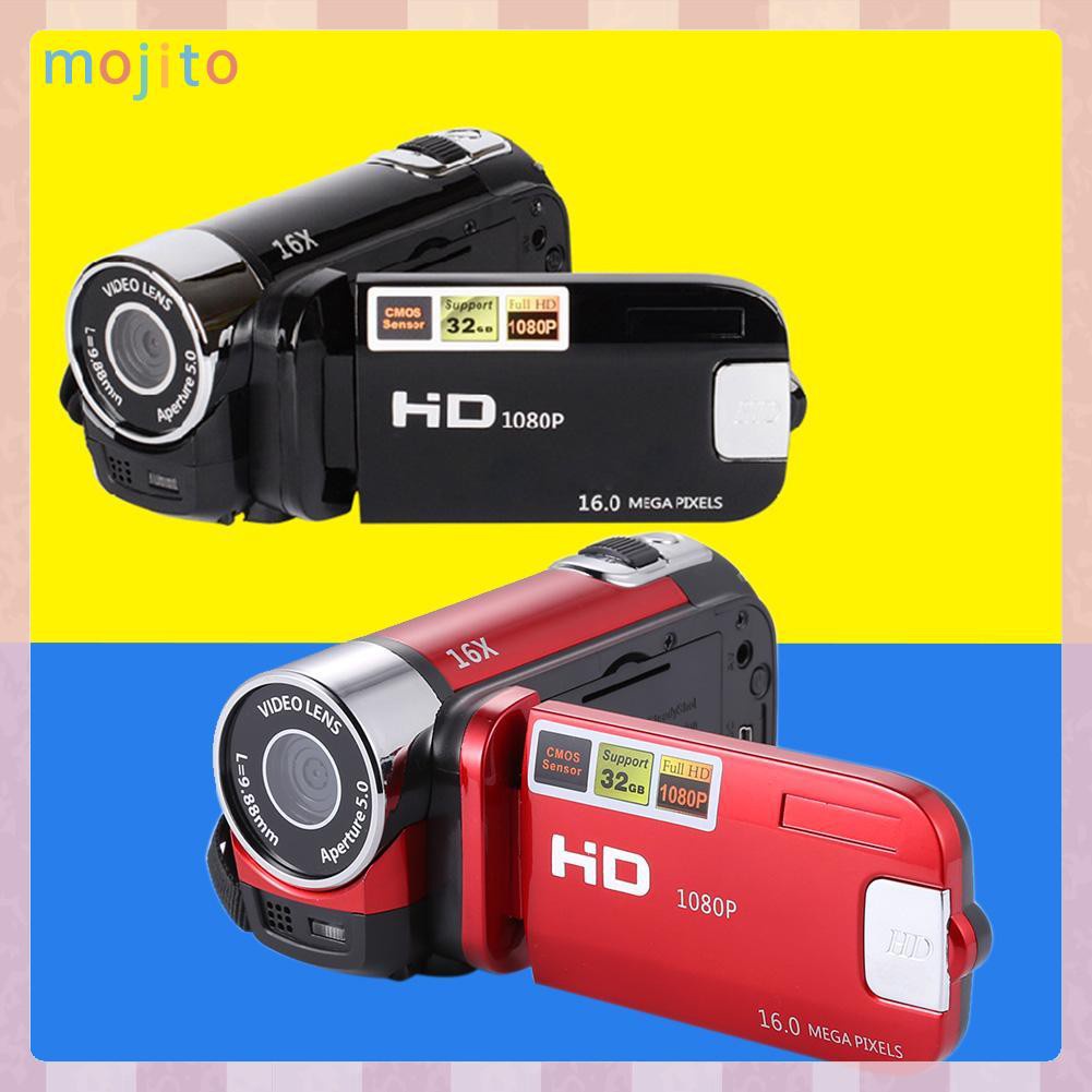 MOJITO Digital Video Camera Full HD 1080P 32GB 16x Zoom Mini Camcorder DV Camera