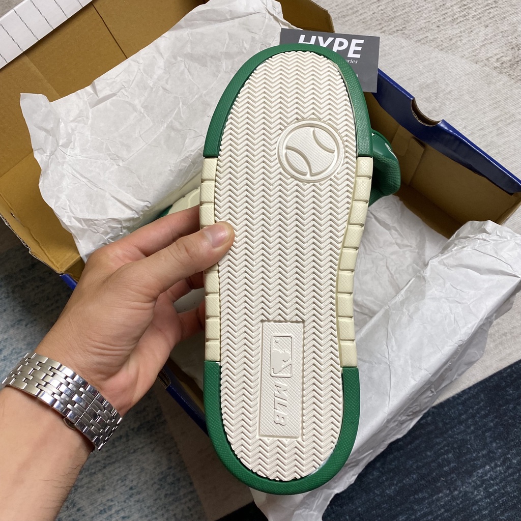 Giày sneaker MLB Chunky Liner Yankees New York White Green (Trắng/Xanh) - Bản 1:1 | HYPE Sneaker
