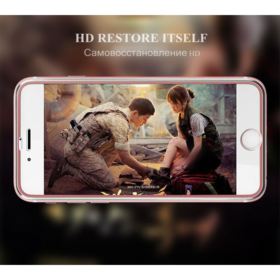 Kính Cường Lực Viền Nhôm 3D Cho Iphone 6 6S Plus