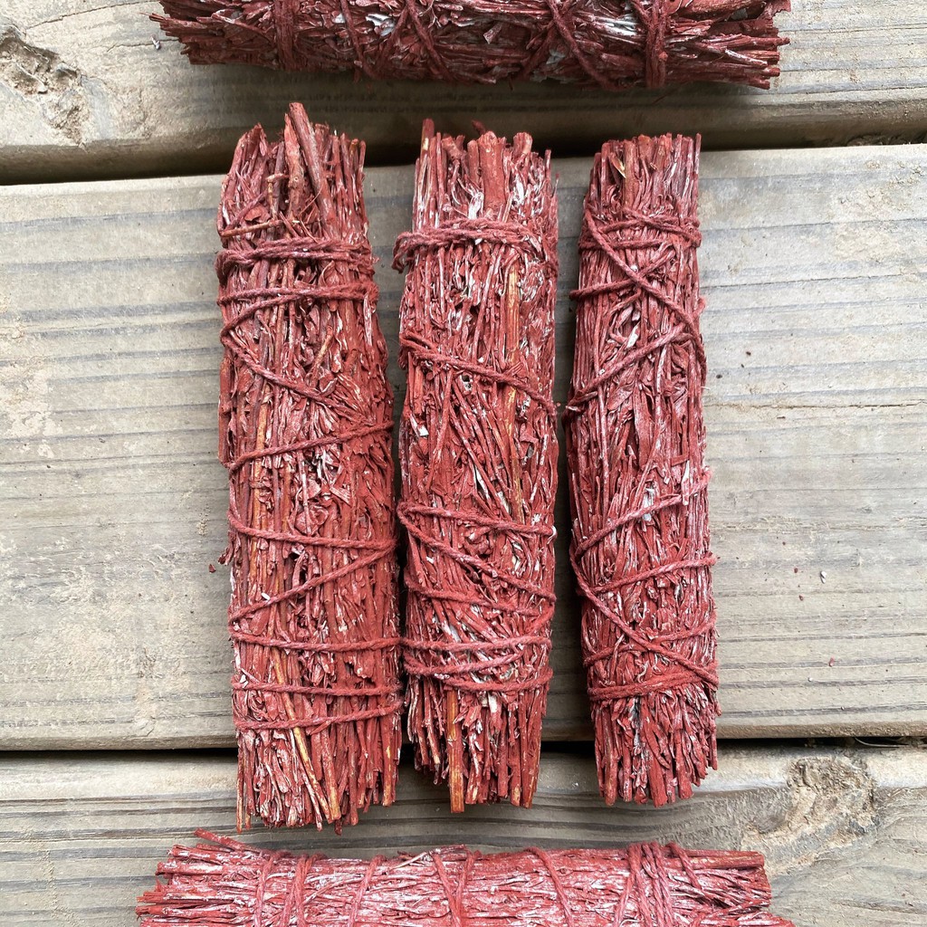 XÔ THƠM ĐỎ - RED SAGE Nâng cao tinh thần bản thân, loại bỏ tiêu cực - THẢO MỘC XÔNG NHÀ