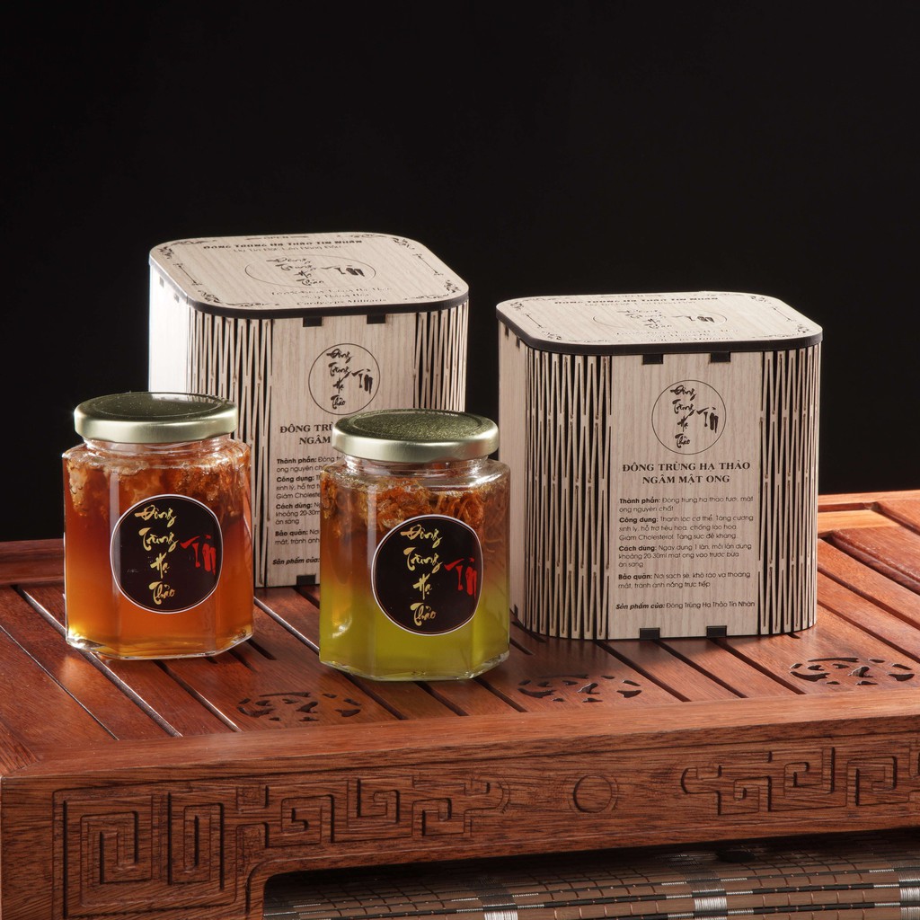 Mật ong cao cấp❤️FREESHIP❤️ Mật ong ngâm Đông trùng hạ thảo