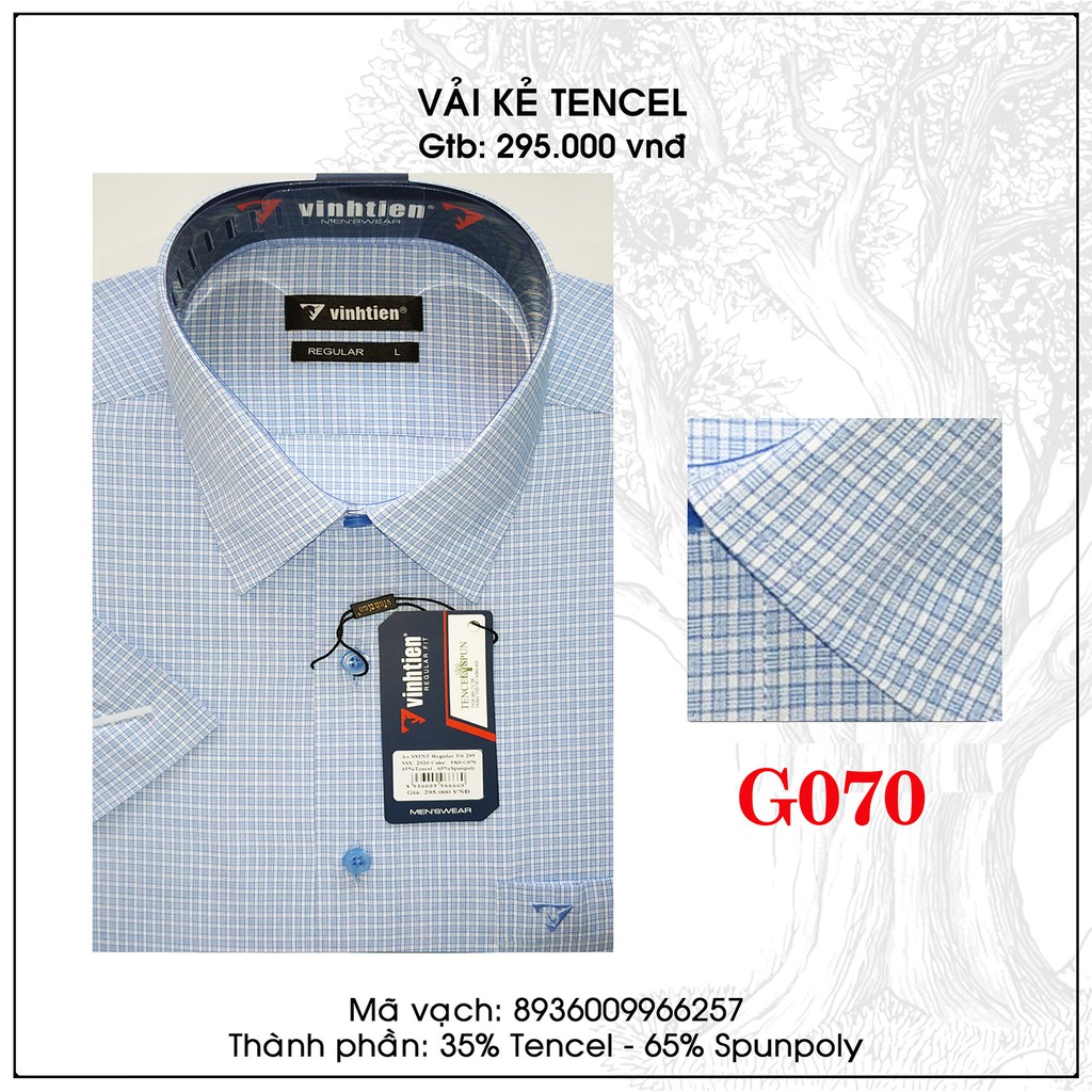 Áo Sơ Mi Ngắn Tay Dáng Regular Vĩnh Tiến G295 | BigBuy360 - bigbuy360.vn