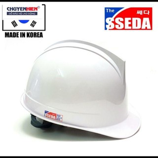 Mũ bảo hộ ssenda hàn quốc màu trắng