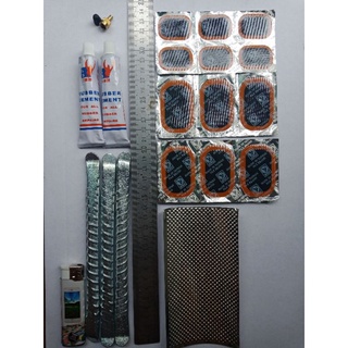 Bộ vá mini vá xe đua, xe máy - Vá liền Săm (Ruột, xăm) xe