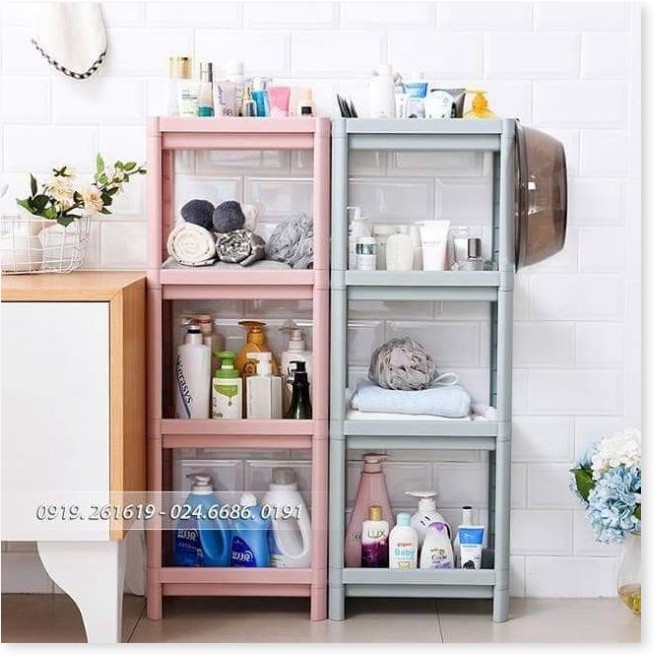Kệ Đa Năng 4 Tầng Inochi Nhựa Dùng Để Đựng Gia Vị Nhà Bếp Đựng Đồ Thực Phẩm Hoặc Làm Giá Để Đồ Nhà Tắm Phòng Ngủ