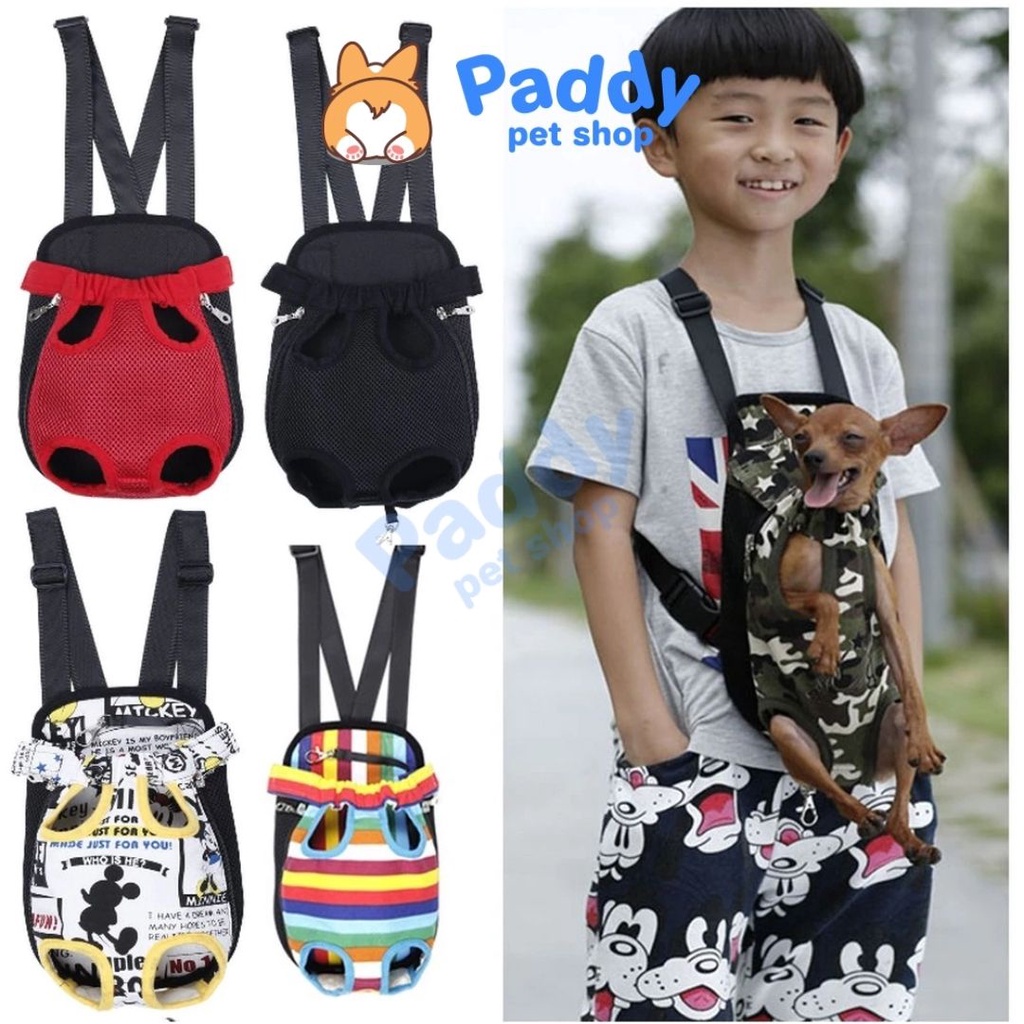 [Mã 253FMCGSALE giảm 8% tối đa 100K đơn 500K] Địu Vải Vận Chuyển Chó Mèo Tiện Lợi
