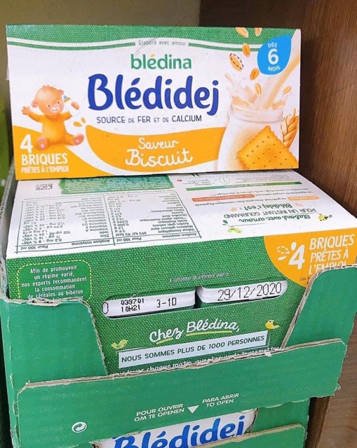 (4 hộp) SỮA NƯỚC BLEDINA 250ml đủ vị