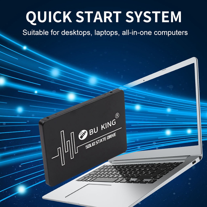 Ổ cứng màu đen 60G SSD 2.5-Inch SATA III 6.0Gbps 500M/S cho máy tính | BigBuy360 - bigbuy360.vn