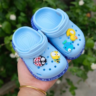 Dép sục ong kèm sticker cho bé trai/gái đế mềm
