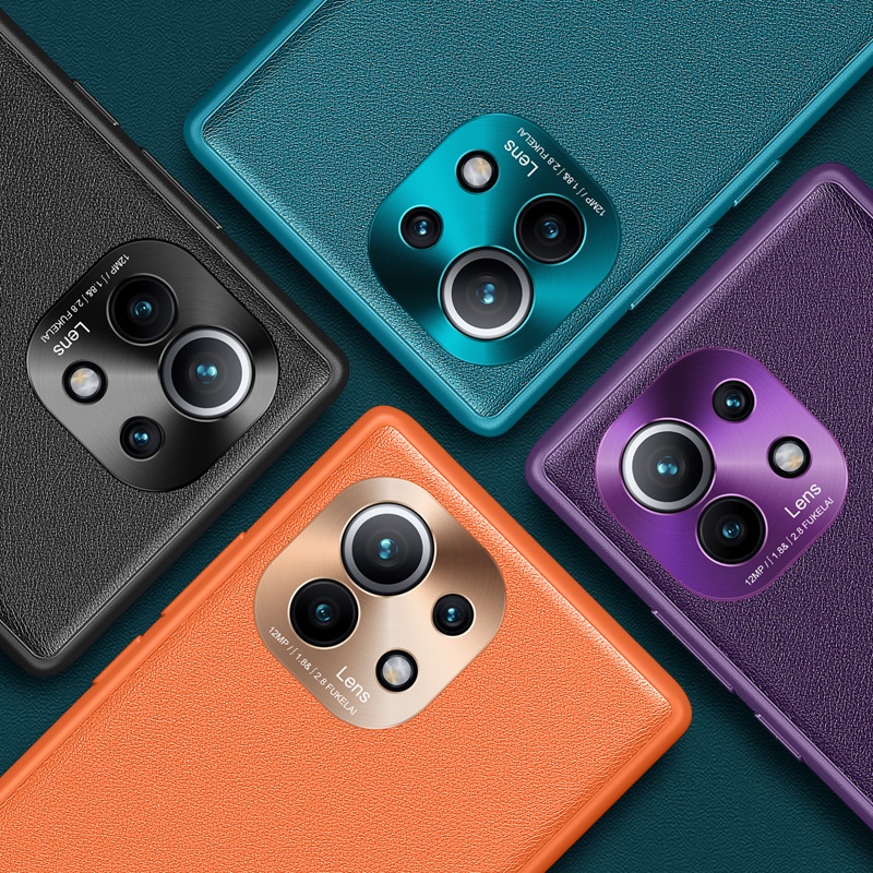 Ốp Điện Thoại Da Thật Siêu Mỏng Cho Samsung Galaxy S21 FE S22 Ultra S21 Plus S20 FE