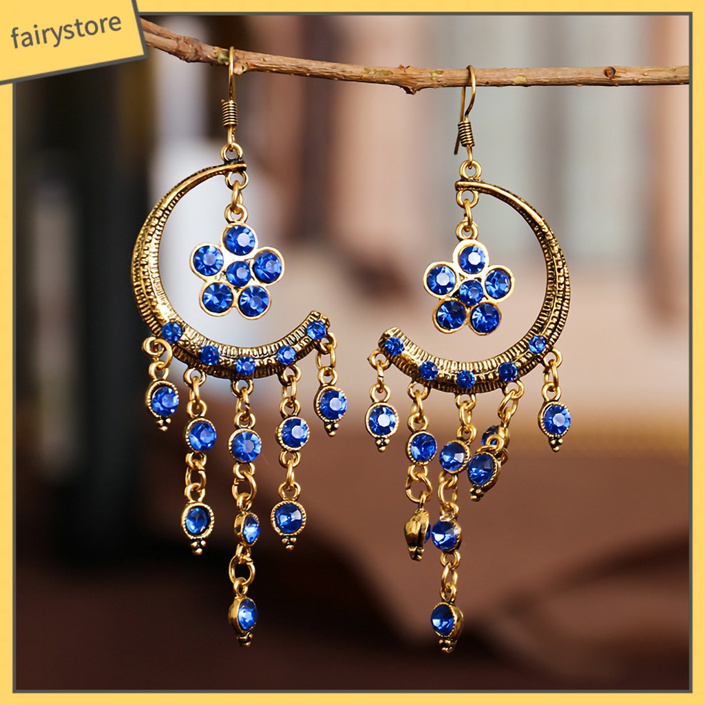 Khuyên tai dáng dài thiết kế thời trang dành cho nữ