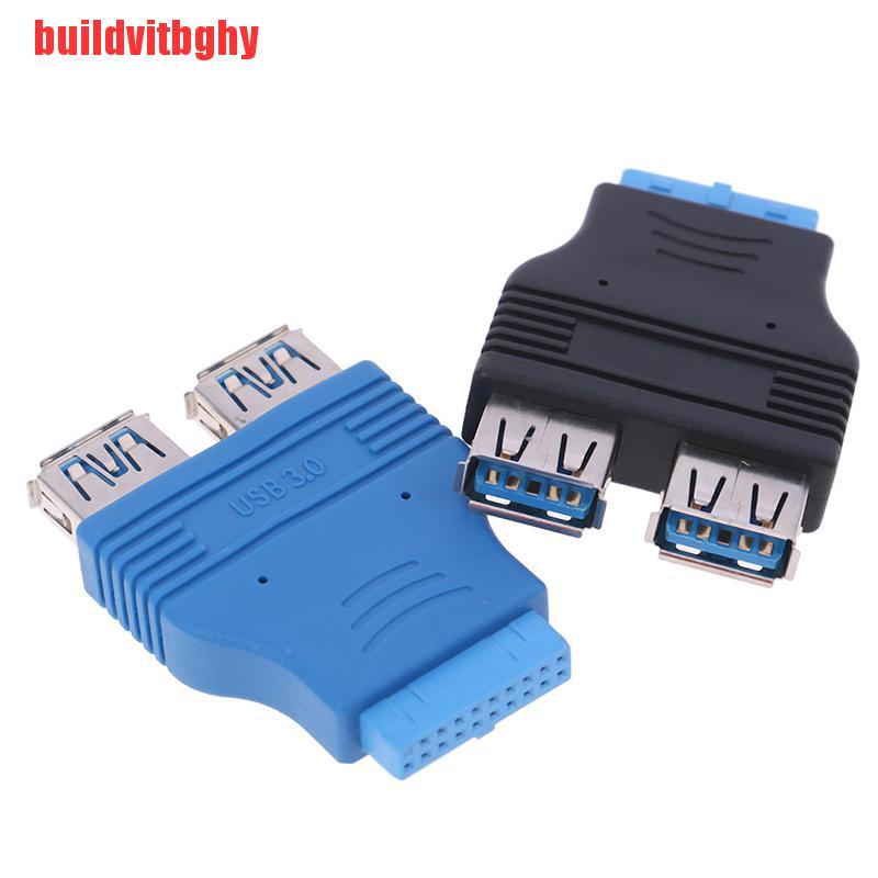 (Mua-Code) Bo Mạch Chủ 2 Cổng Usb 3.0 Female Sang 20 Pin Header Female