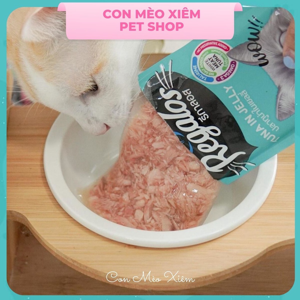 Pate cho mèo Regalos 70g thái lan, thức ăn ướt tăng cân cho mèo con lớn Con Mèo Xiêm