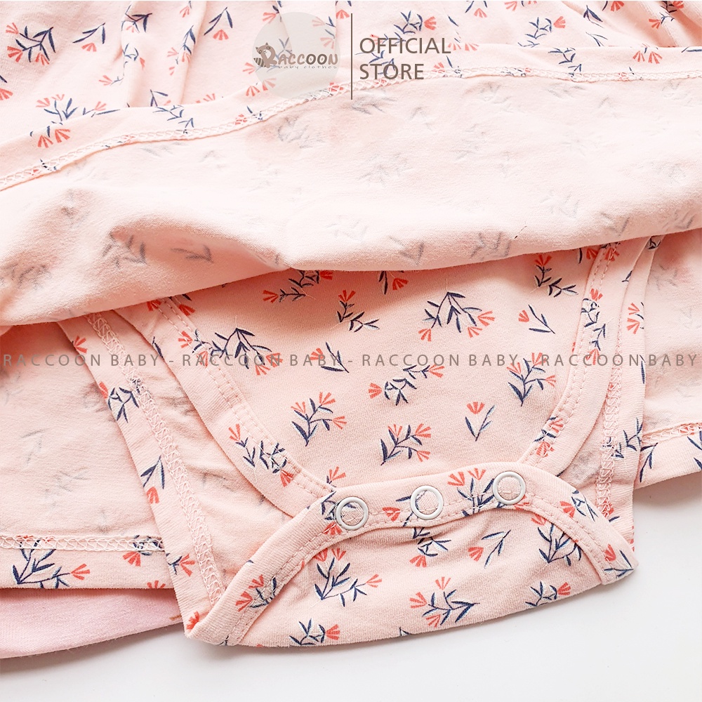 Body váy tay ngắn bé gái xuất dư chất thun và thô