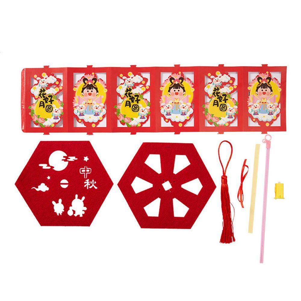 Lồng Đèn Hoạt Hình Thủ Công Nhỏ Gọn Dành Cho Trang Trí Lễ Hội Mùa Thu