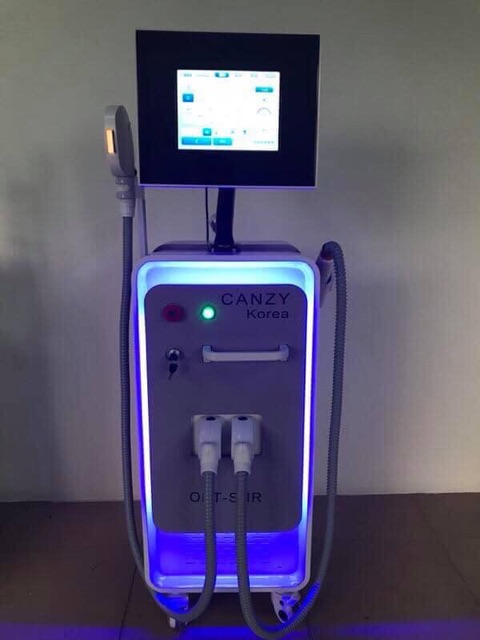 Máy triệt lông , xoá xăm 2in1 canzy korea