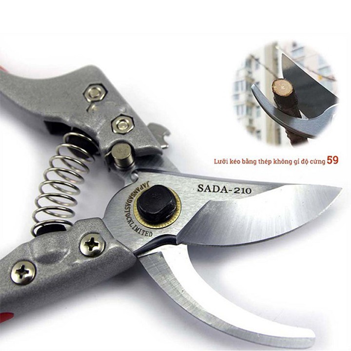 Kéo Cắt Cành Tỉa Cây Cảnh Sk5 , Sada Lưỡi Thép Không Rỉ Bền Bỉ Qua Nhiều Năm