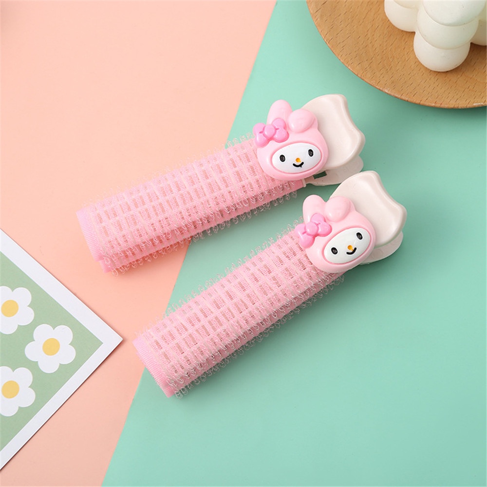 SANRIO Bộ 2 Dụng Cụ Tạo Kiểu Tóc Không Đường May kẹp cố định mái