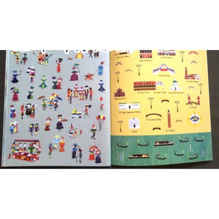 Dính dán - Usborne sticker book - Venice