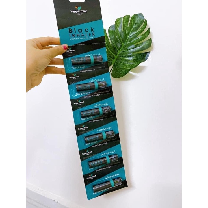 Ống hít mũi bạc hà Black Peppermint Field Thái Lan | 01 ống lẻ