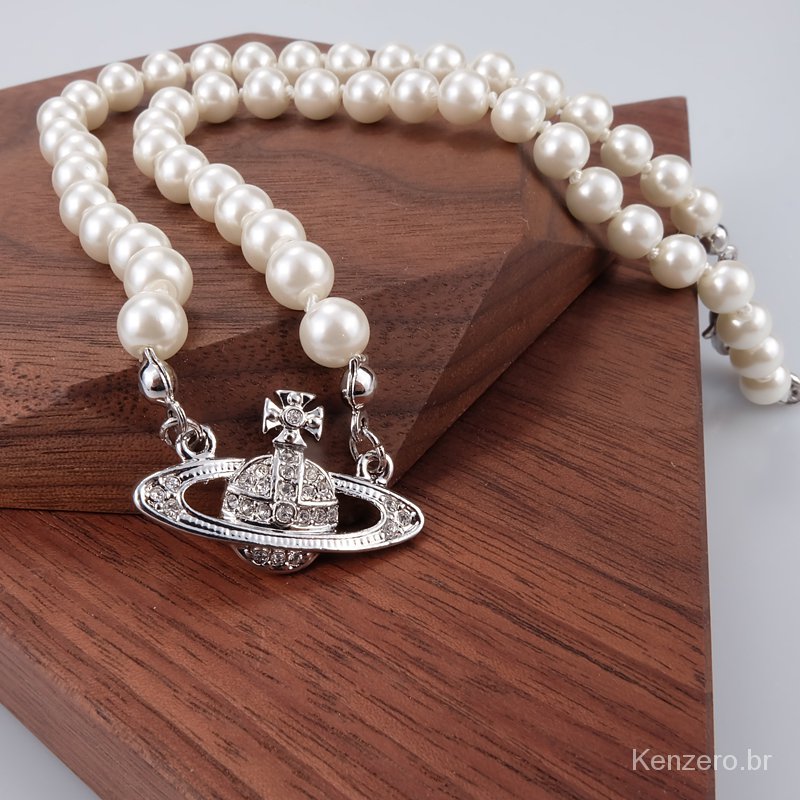 Vòng cổ Ngọc Trai Vivienne West woodVivienneSaturn