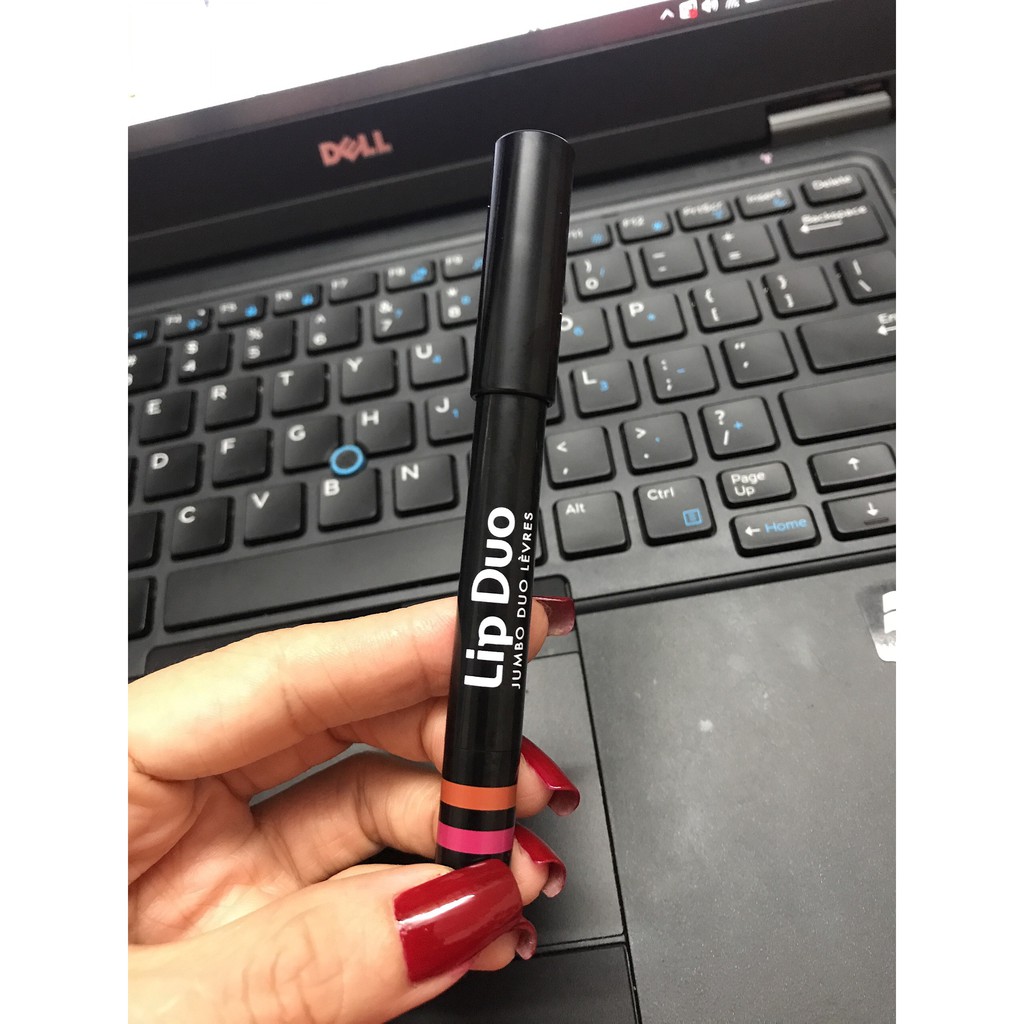 Son bút chì lip duo jumbo duo levres son 2 màu