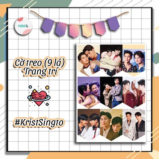 [HANDEMADE] Cờ treo trang trí SingtoKrist (9 lá + Dây)